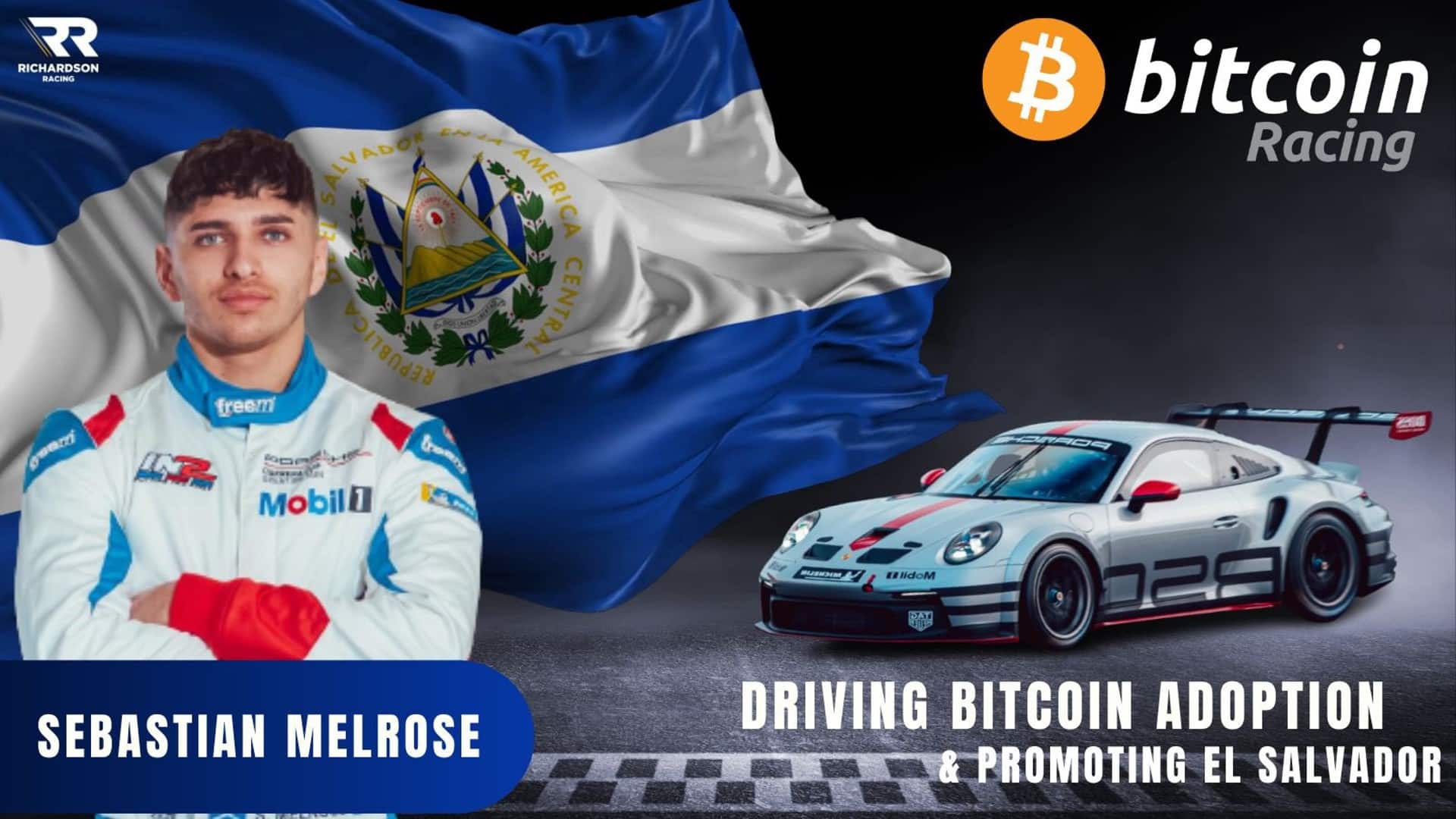 Estrela da Netflix vai correr de Porsche representando o bitcoin