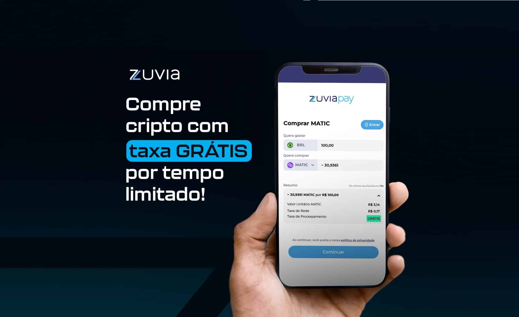 Plataforma BR de compra de criptomoedas por PIX anuncia Taxa Zero