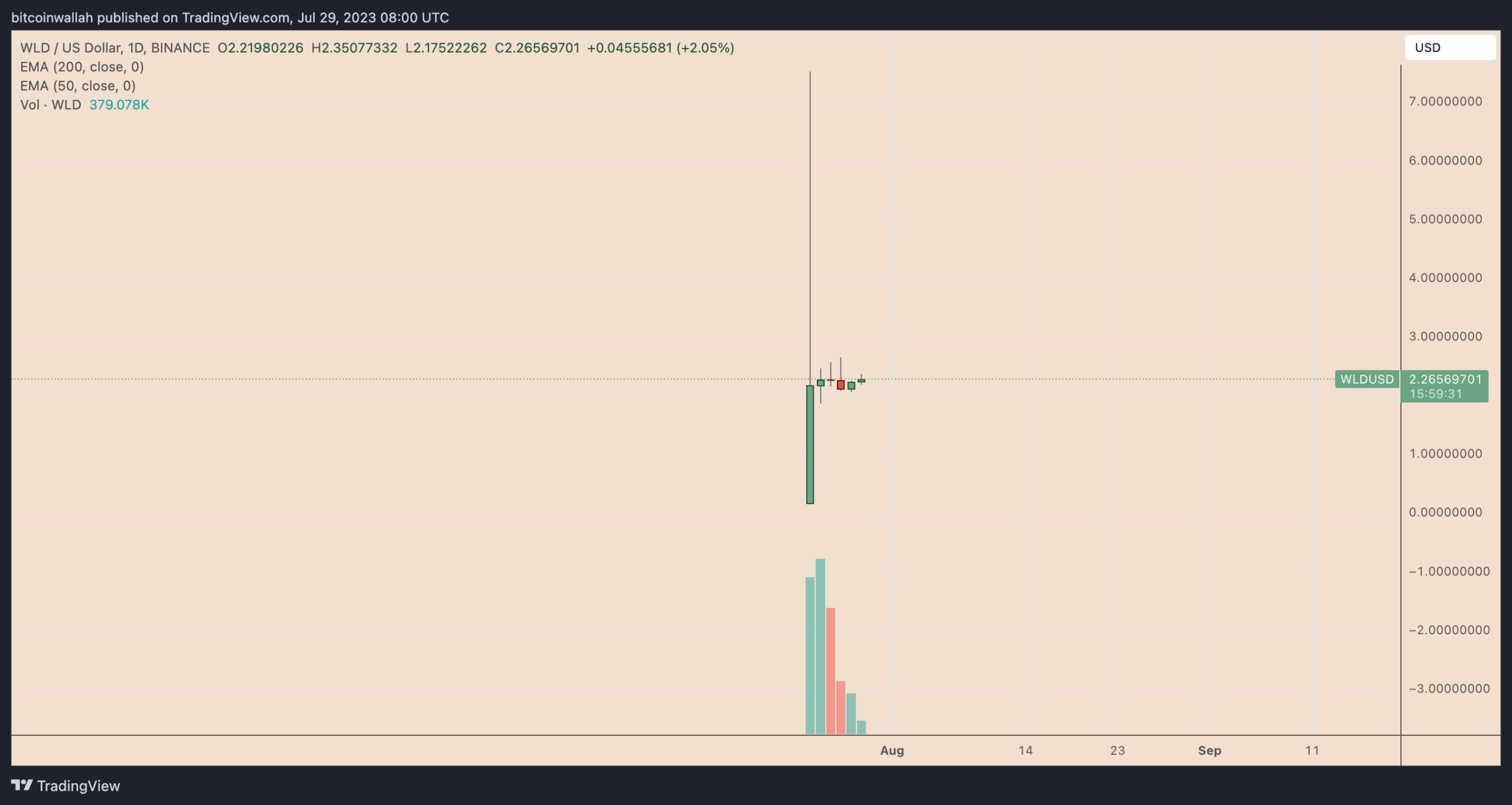 Worldcoin presa após queda de 70%, será que haverá mais queda pela frente?
