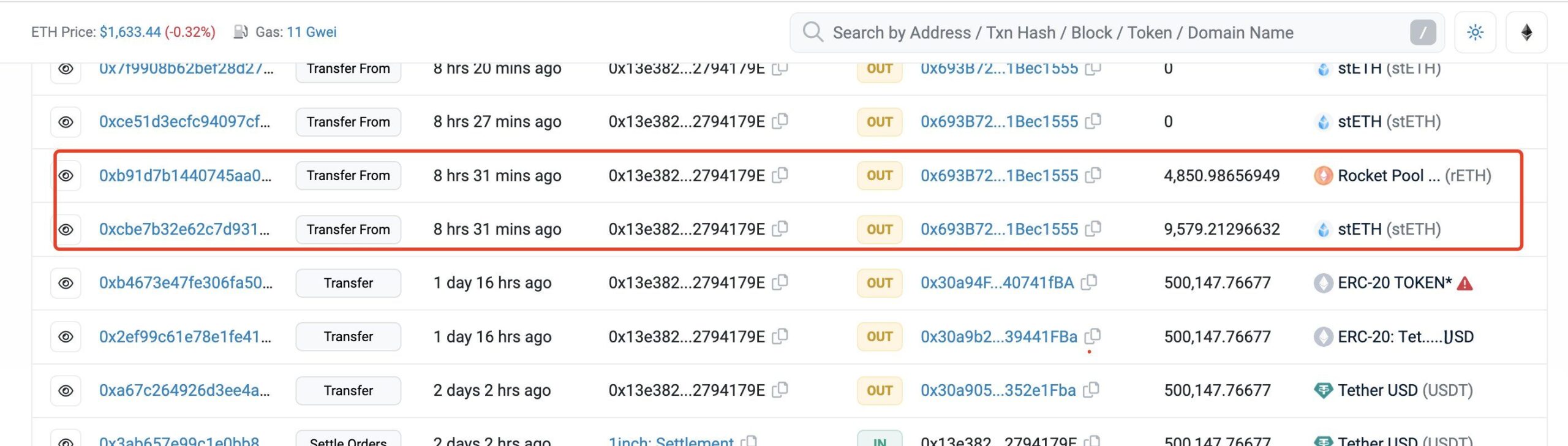 Baleia perde US$ 24 milhões em Ethereum em ataque de phishing