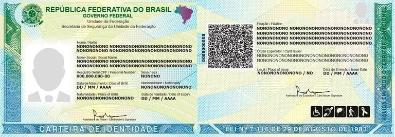 Nova Carteira de Identidade (imagem: Serpro)