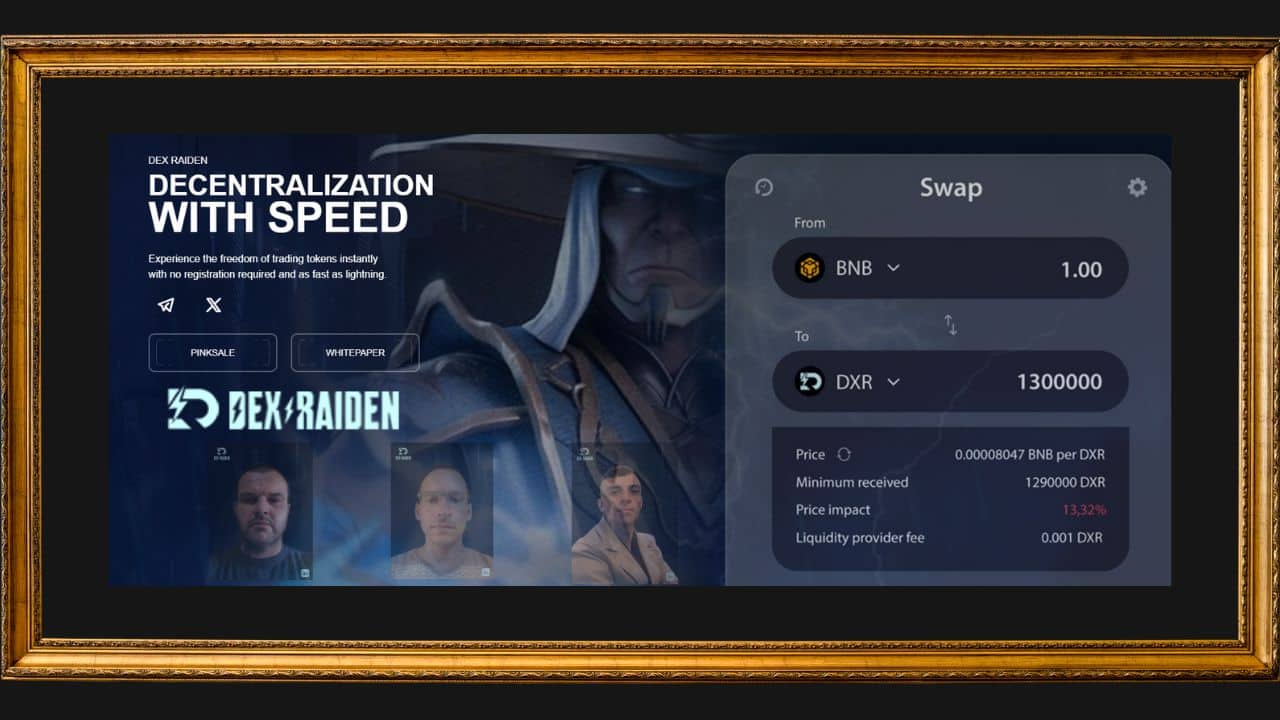 Dex Raiden a mais conhecida DEX brasileira, investindo em território nacional
