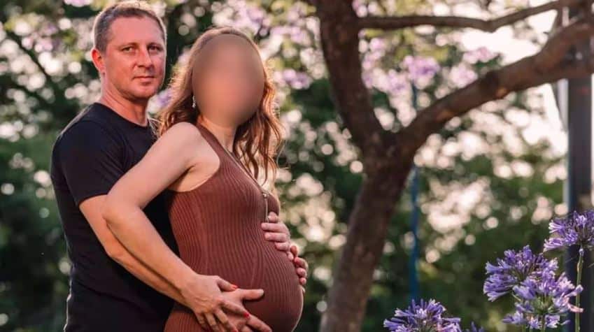 Evgeny Sipatov e sua esposa (Imagem: Infobae)