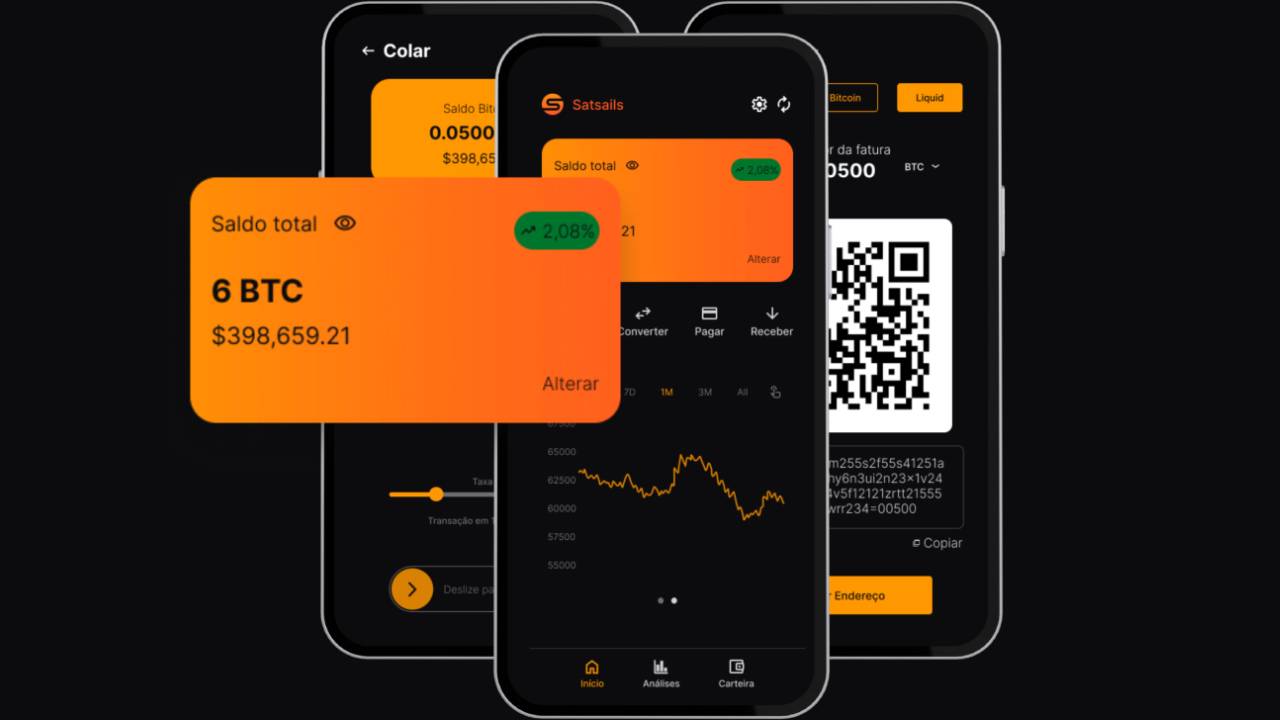 Conheça a carteira de autocustódia Satsails, com Bitcoin, Lightning Network e mais