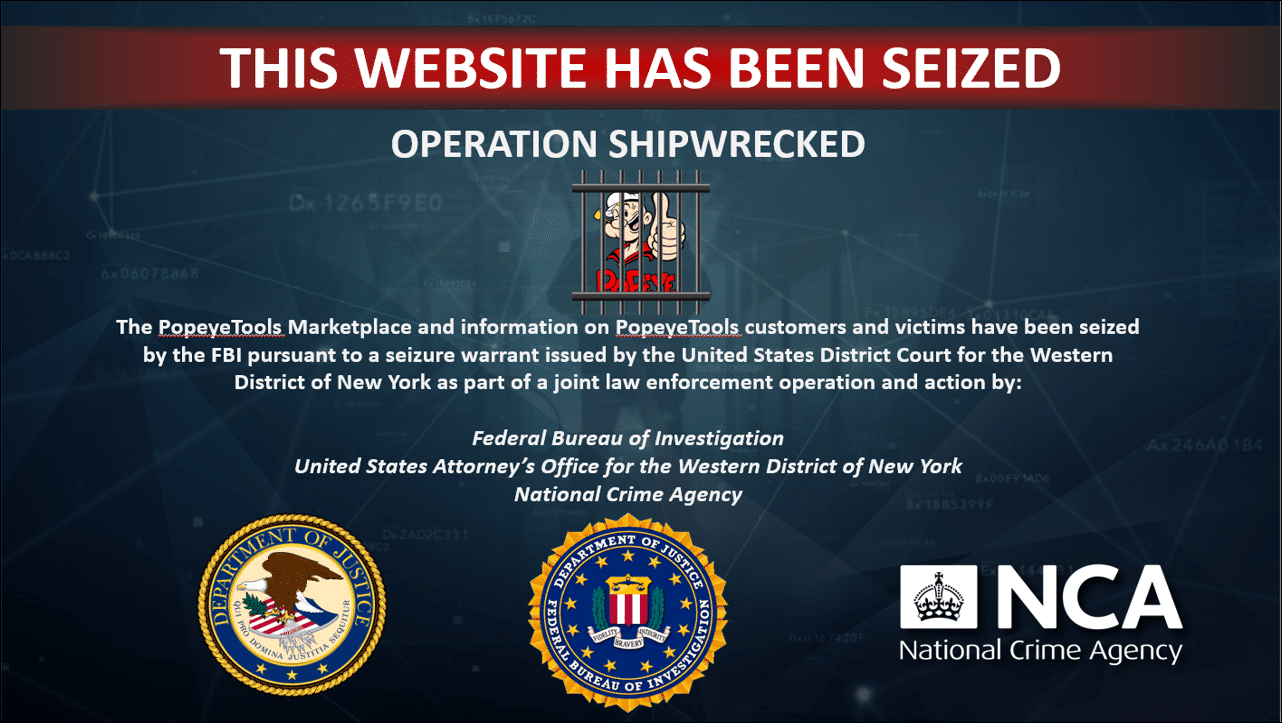 FBI apreende mais de R$ 1,6 milhão em criptomoedas e prende três suspeitos que usavam a imagem do Popeye