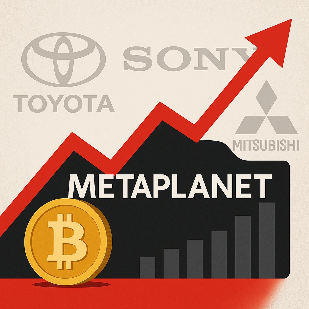 💥 Metaplanet deixa gigantes japonesas para trás com estratégia agressiva em Bitcoin 💥