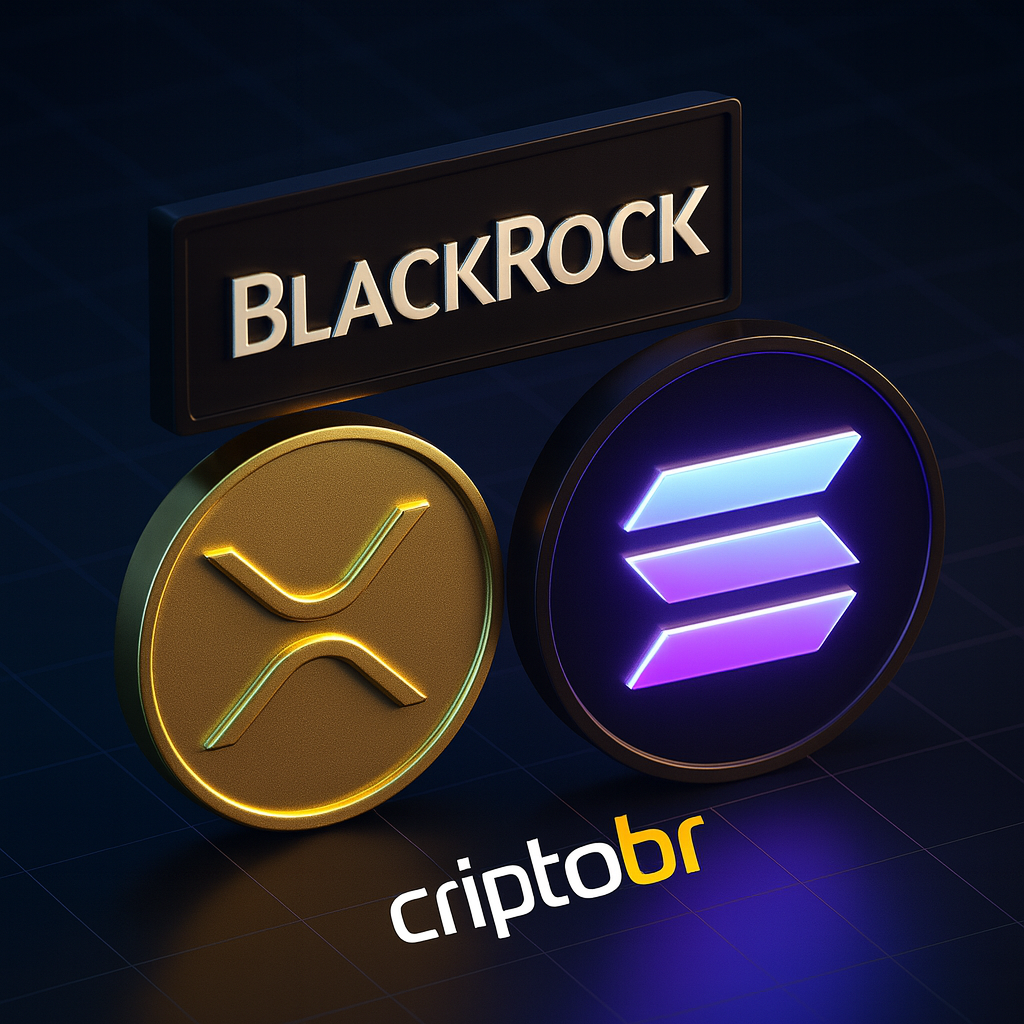 💥 BlackRock pode lançar ETFs de XRP e Solana e ampliar domínio no mercado cripto, diz especialista