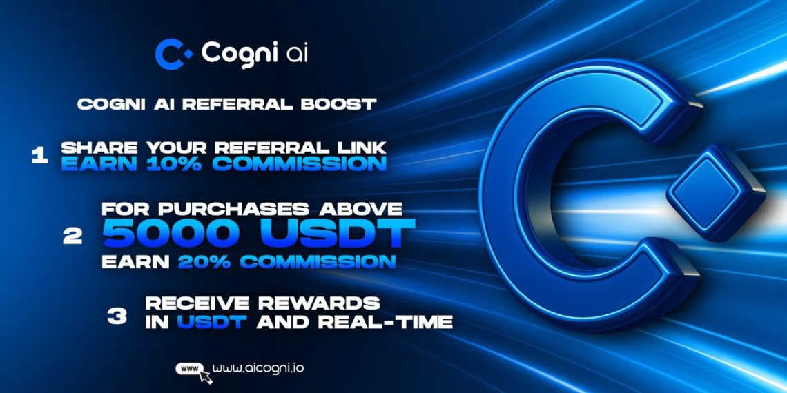 Cogni-AI: avanços em listagens, staking e programa de indicação
