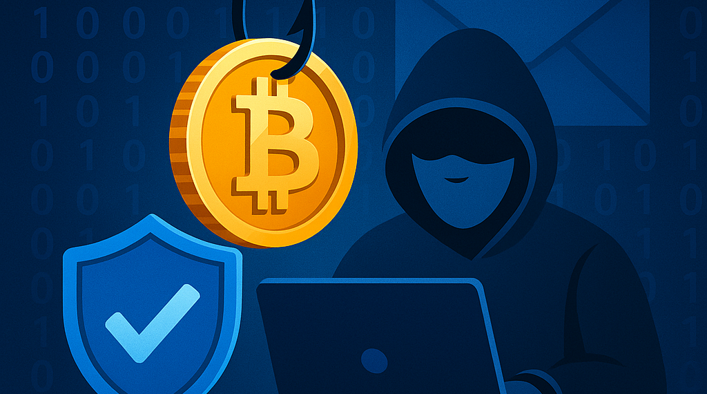 Proteja suas criptomoedas: 1,5 milhão de brasileiros são alvo de golpes de phishing todos os dias