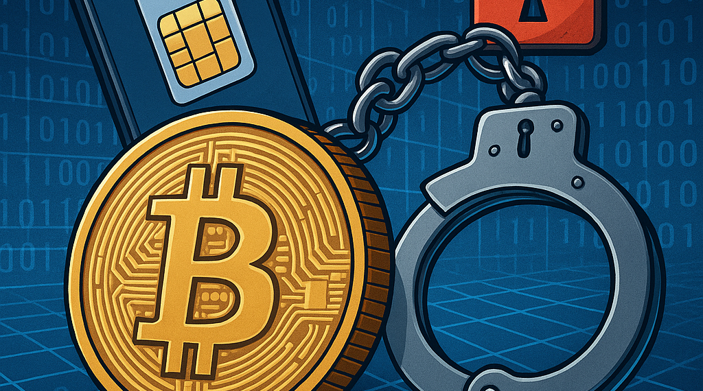 EUA pedem confisco de US$ 5 milhões em Bitcoin ligados a golpes de SIM swap
