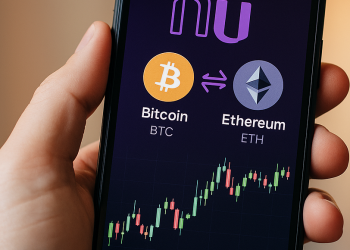Nubank Cripto dispara com 400% de aumento em trocas entre moedas digitais