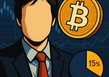 Chances de Satoshi Nakamoto mover seus bitcoins em 2025 disparam para 15% na Polymarket