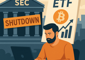 SEC paralisa análises de ETFs cripto em meio ao shutdown nos EUA e projetos podem perder o timing de mercado