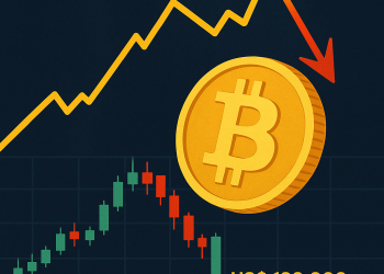 Bitcoin recua 5% após recorde histórico e testa suporte próximo a US$ 120 mil