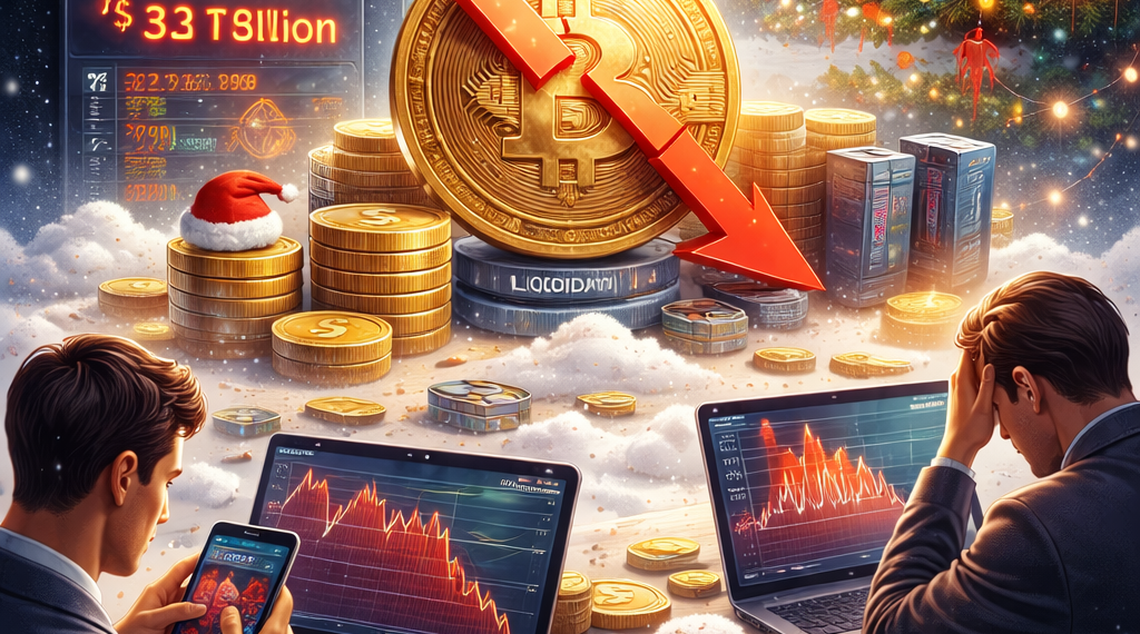 Criptomoedas perdem suporte de US$ 3 trilhões e esfriam o rali de Natal do Bitcoin