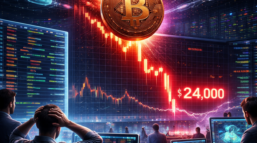 Flash crash em par de baixa liquidez derruba Bitcoin para US$ 24 mil na Binance e expõe risco de execução