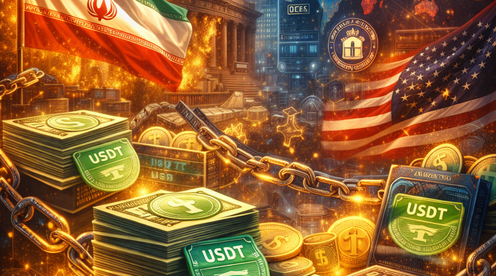 Banco Central do Irã usou USDT como “dólar sintético”, diz relatório, e expôs o limite das stablecoins sob sanções