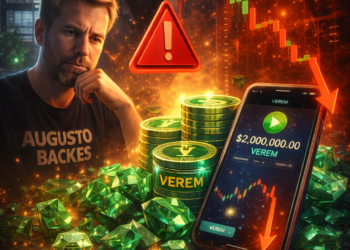 VEREM despenca após promoção em live e acende alerta sobre “RWAs” sem transparência no Brasil