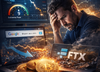 Buscas no Google por “Bitcoin vai a zero” atingem o maior nível desde 2022
