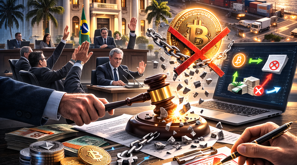 Relator vota contra e Santos arquiva proposta de aceitar Bitcoin como pagamento de imposto