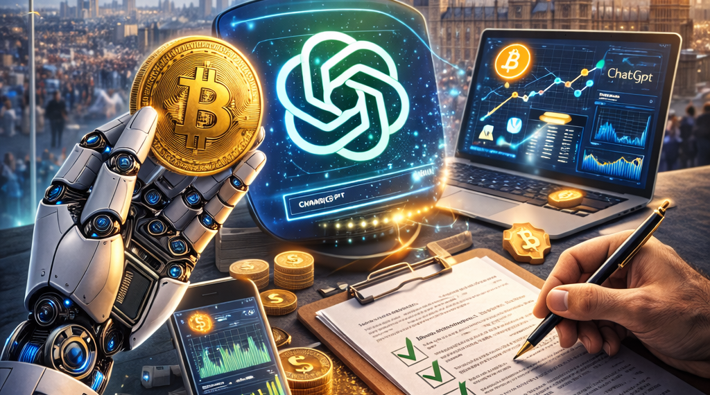 Metade dos adultos no Reino Unido confia no ChatGPT para investir em criptomoedas
