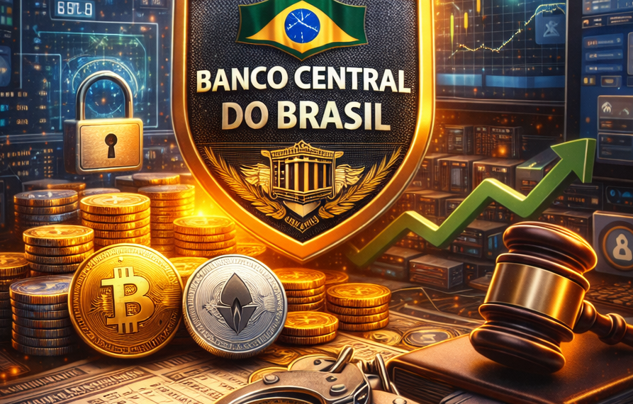 Banco Central do Brasil adiciona novas regras e obriga corretoras de criptomoedas a operar com exigências de bancos.