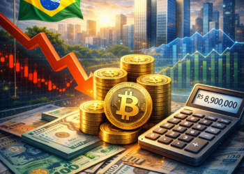 Brasil contraria o fluxo global e coloca R$ 8,9 milhões em fundos cripto durante a queda do Bitcoin