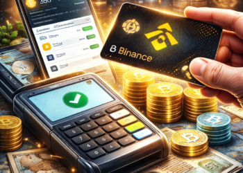 Binance integra Simple Earn ao cartão no Brasil e permite pagar mantendo cripto rendendo até o instante da compra