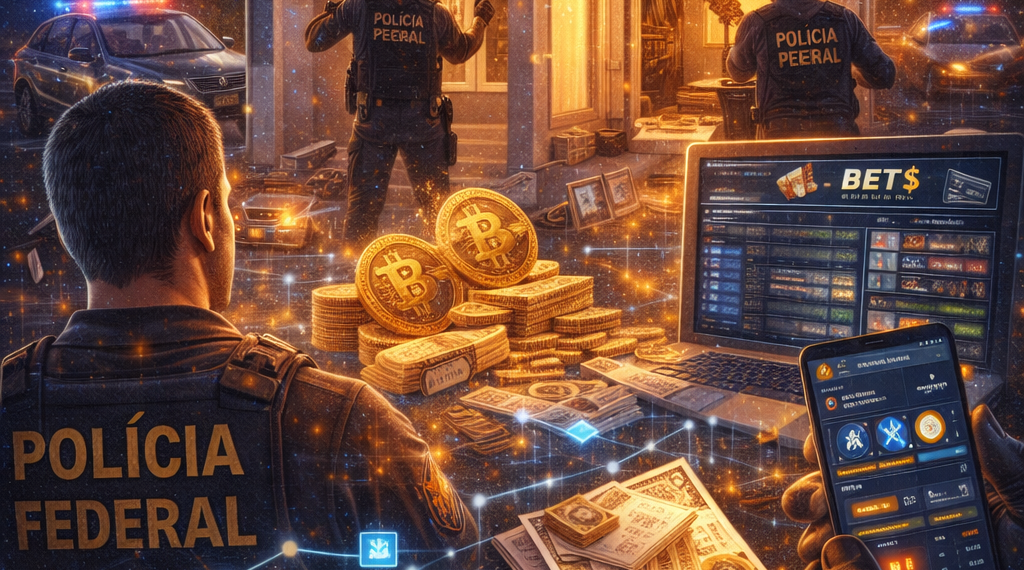 PF mira pirâmide em São Mateus após vítima entregar imóvel e grupo desviar dinheiro para cripto e apostas