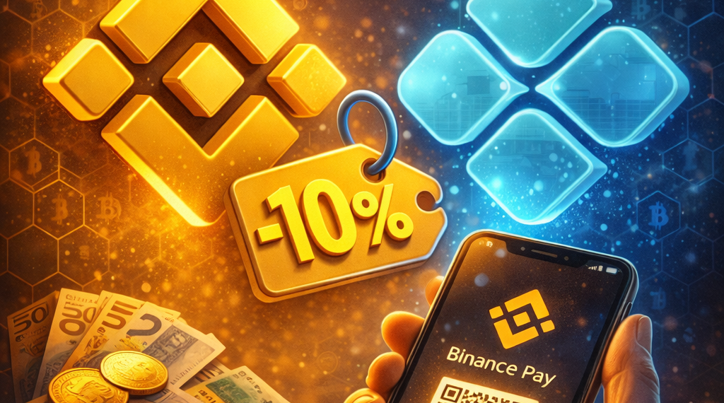 Binance lança campanha oferecendo 10% de desconto em pagamentos com Pix