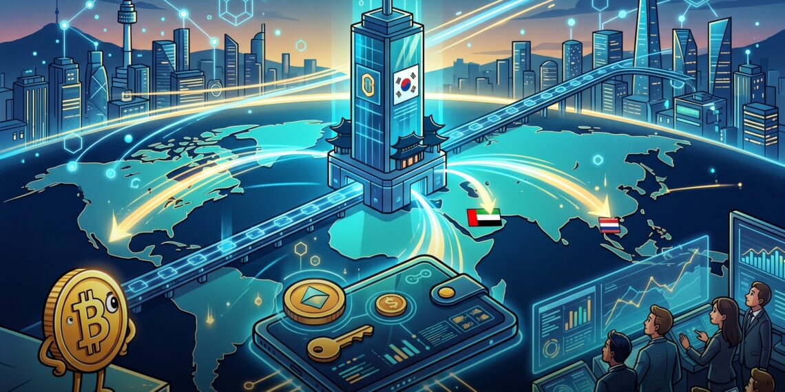 Banco digital coreano testa remessas on-chain com infraestrutura Ripple