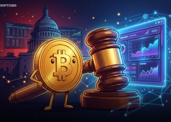 Ilustração sobre Polymarket buscando aval da CFTC para voltar aos EUA