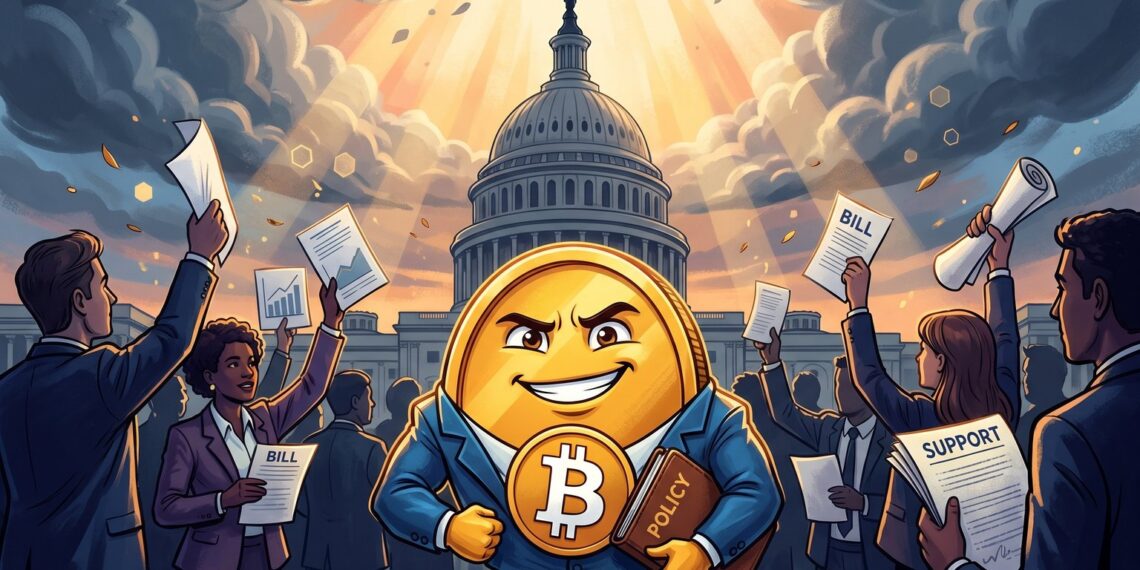 Mais de 100 empresas crypto pressionam Senado por Clarity Act no Capitólio dos EUA