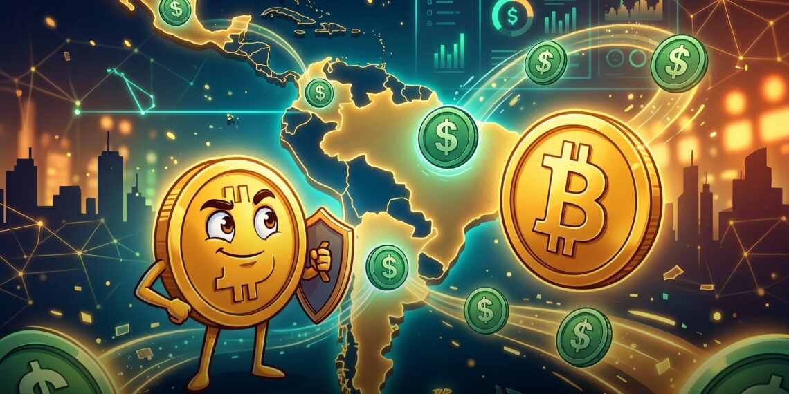 Stablecoins e Bitcoin representam compras cripto na América Latina