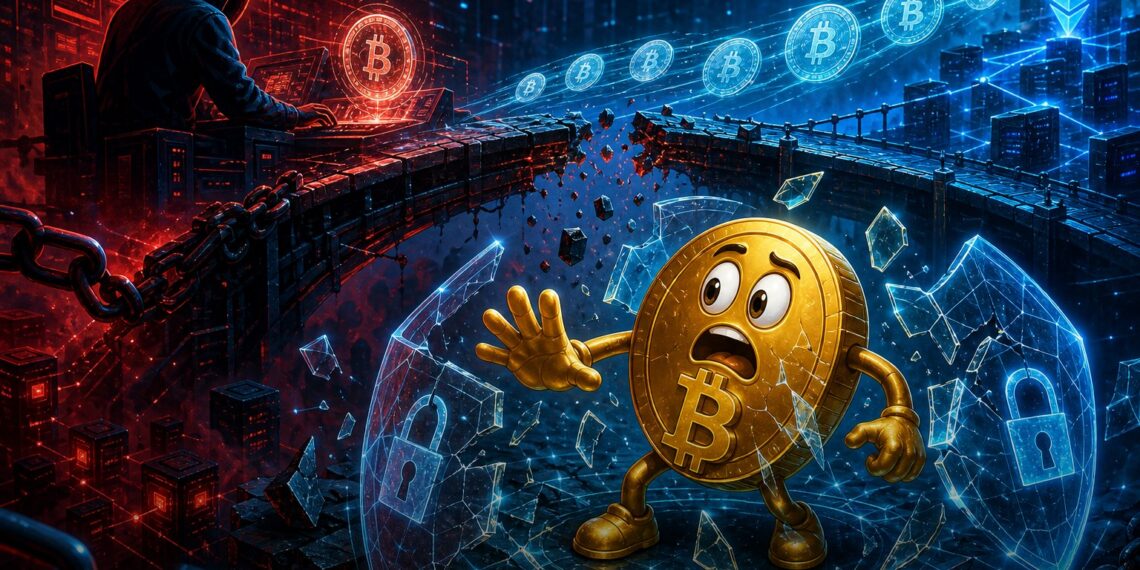 Ilustração sobre exploit no Echo Protocol envolvendo eBTC na Monad