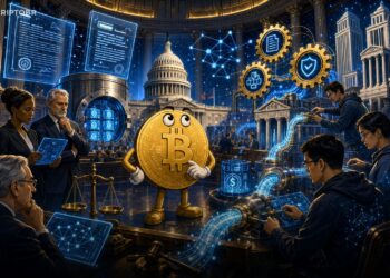Ilustração sobre Clarity Act, stablecoins e yield cripto regulado