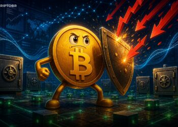 Ilustração editorial sobre holders antigos de Bitcoin reduzindo vendas no mercado