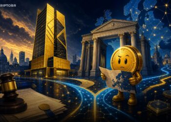 Ilustração da Binance buscando nova rota de licença MiCA na Europa