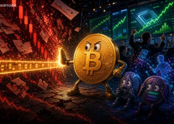 Mascote do Bitcoin segura queda do mercado cripto em meio a liquidações