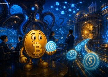 Ilustração editorial sobre Kraken, Tempo e infraestrutura de pagamentos com stablecoins