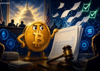 EUA miram pacote para simplificar imposto cripto — ilustração sobre tributação cripto nos EUA