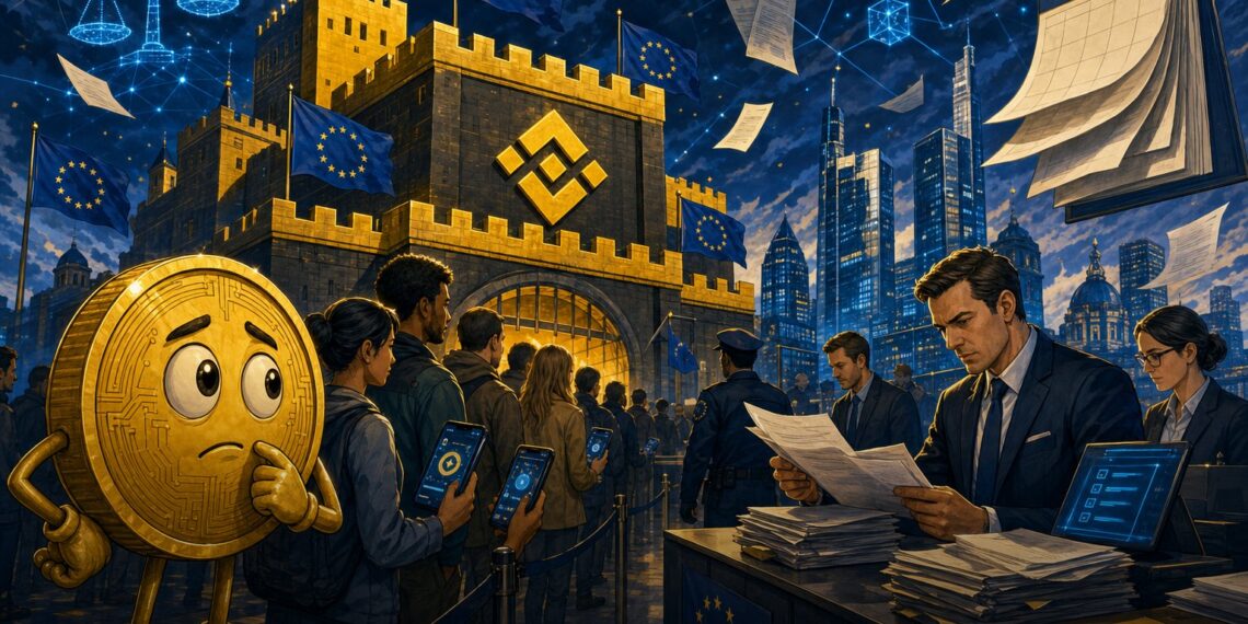 Binance nega rejeição MiCA e tenta evitar bloqueio na UE