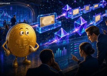 Ilustração editorial sobre Moody’s levando ratings de crédito para ativos tokenizados na Solana