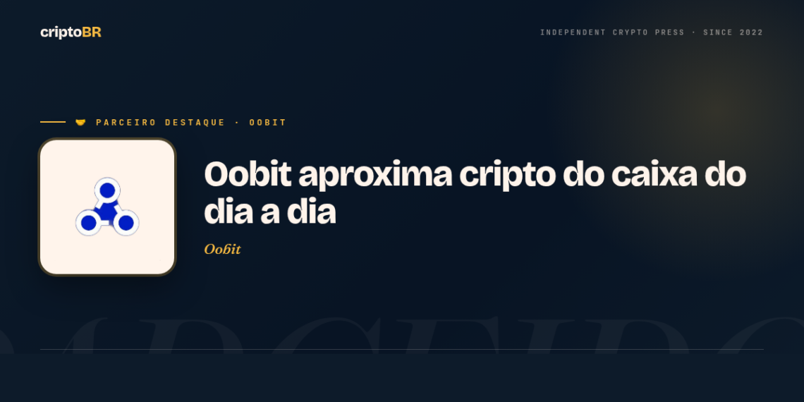 Oobit — Oobit aproxima cripto do caixa do dia a dia