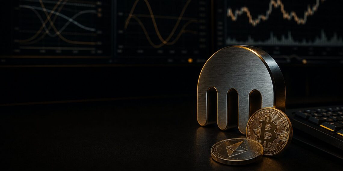 Terminal de negociação com tokens de Bitcoin e Ether representando opções da Kraken liquidadas em dólar