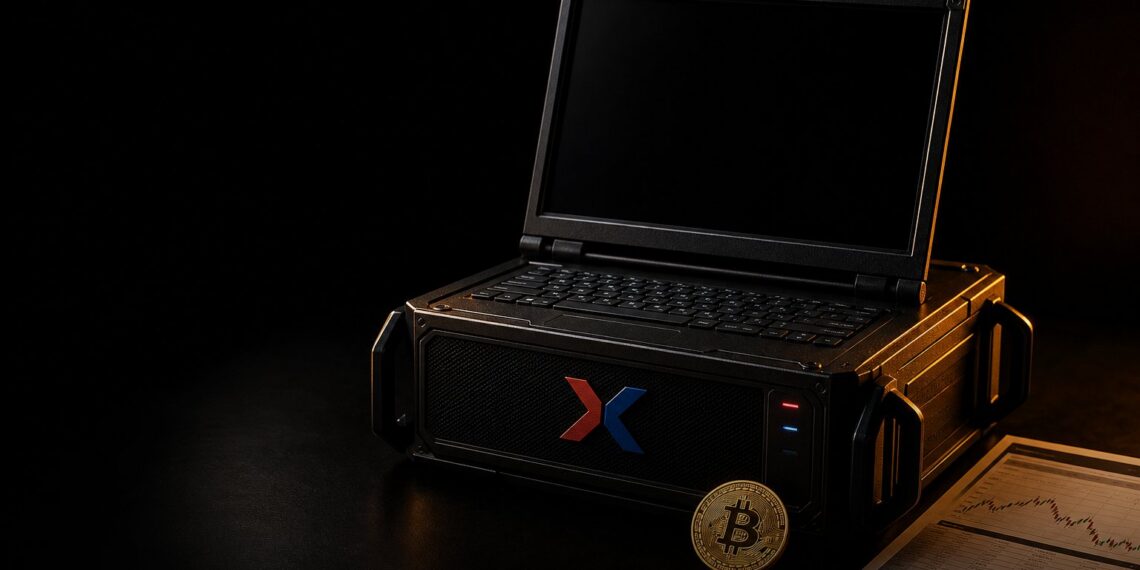 Terminal da BitMEX em mesa escura simbolizando encerramento da exchange