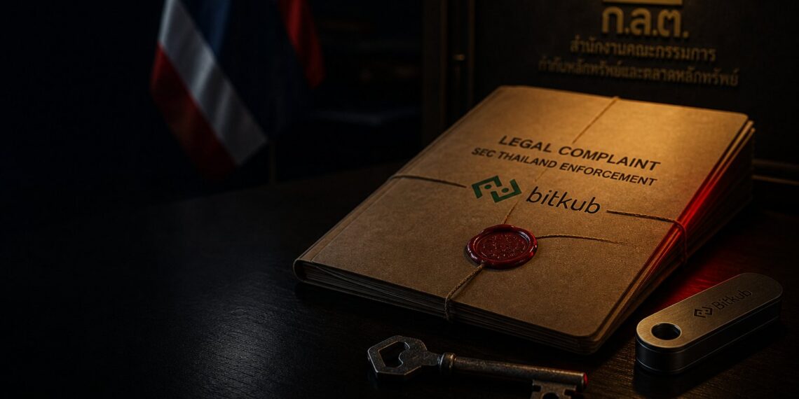 Capa editorial sobre a SEC da Tailândia e a exchange Bitkub após acusação de ocultar hack