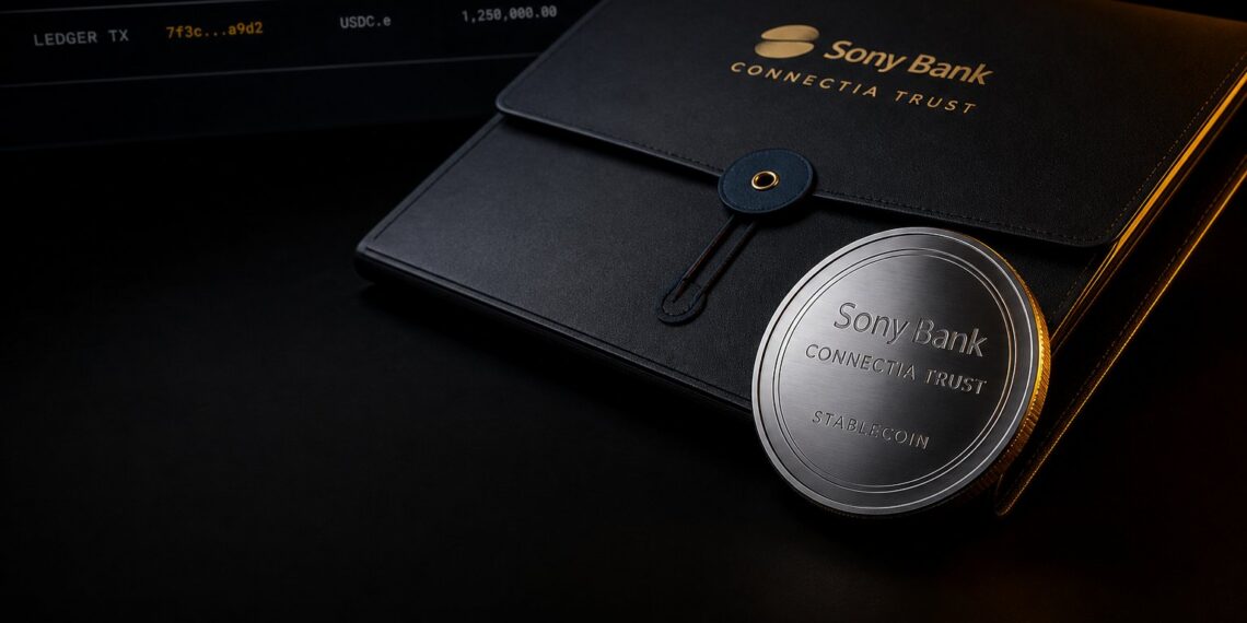 Stablecoin do Sony Bank e Connectia Trust em destaque editorial